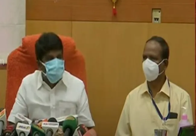 tamilnadu health minister c.vijayabaskar press meet at chennai 